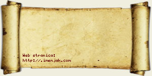 Anđela Milijević vizit kartica